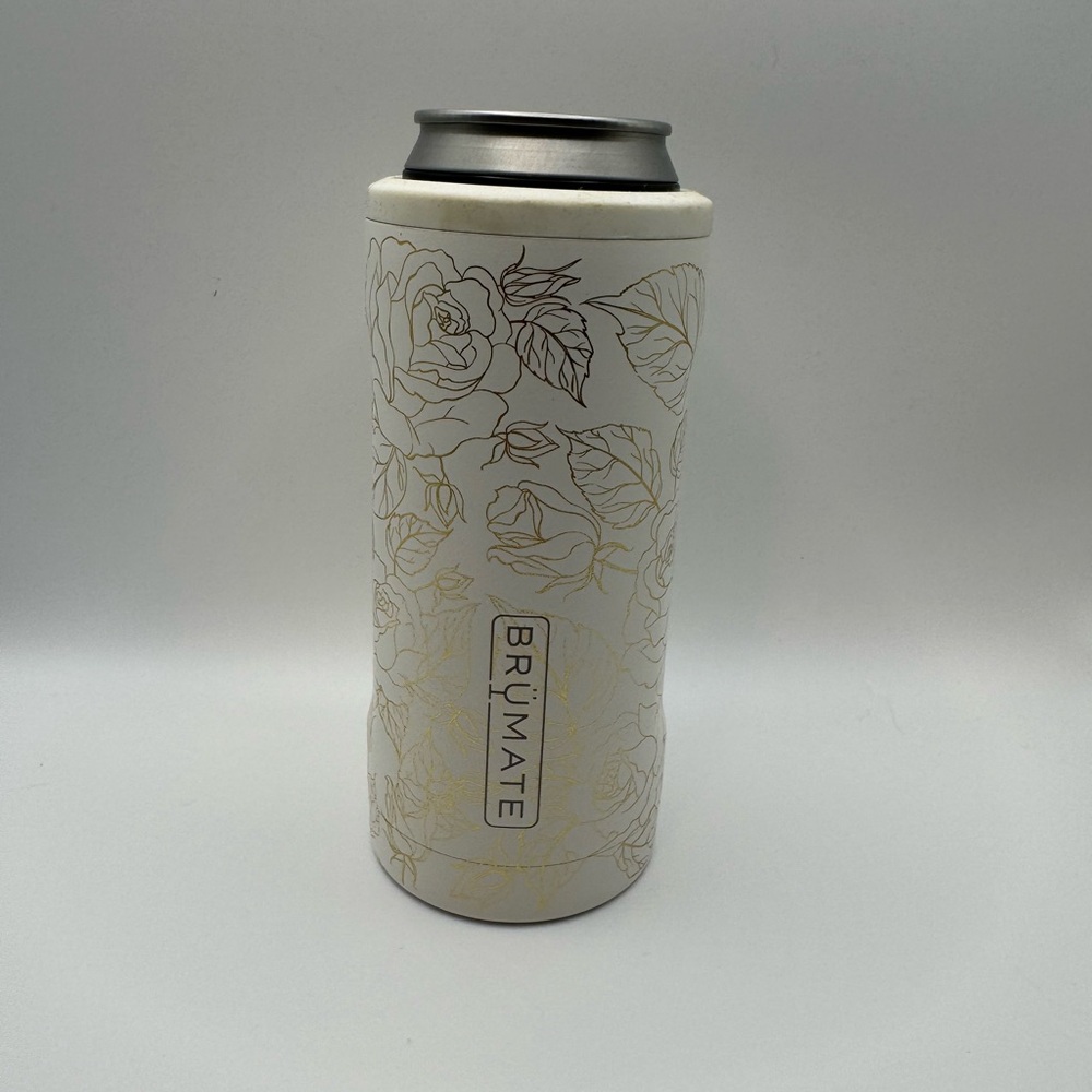 BrüMate enchanted rose Floral Slim Can Cooler